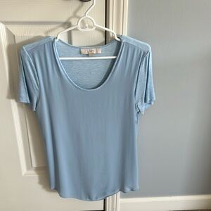 Loft small light blue top